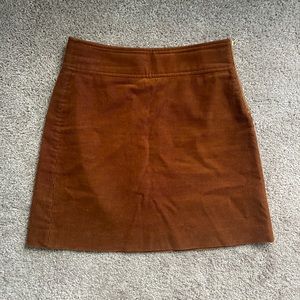 J Crew Corduroy Mini Skirt